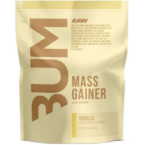 Raw Nutrition, CBUM, Mass Gainer, вкус ваниль, 5,443 кг, 20 порций 