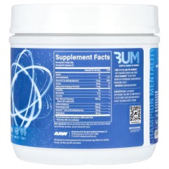 Raw Nutrition, Bum Essentials, Essential Charged,перед тренировкой, голубая малина, 400 г, (25 порций)