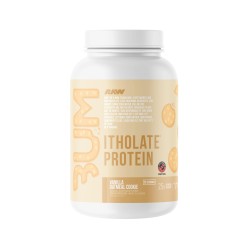 Raw Nutrition, Bum, изолят сывороточного протеина, вкус ванильного овсяного печенья, 825 г, 25 порций
