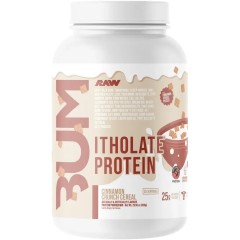 Raw Nutrition, Bum, Изолят сывороточного протеина, вкус Хлопья с корицей, 850 г, (25 порций)