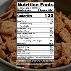 Raw Nutrition, Bum, Изолят сывороточного протеина, вкус Хлопья с корицей, 850 г, (25 порций)