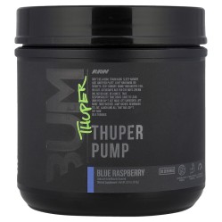 Raw Nutrition, Bum, Thuper Pump, голубая малина, 570 г, (20 порций)