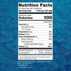 Raw Nutrition, Clear Whey Protein, сывороточный протеин, вкус голубая малина, 695 г (25 порций)