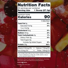 Raw Nutrition, Clear Whey Protein, сывороточный протеин, вкус фруктовый пунш, 683 г (25 порций)
