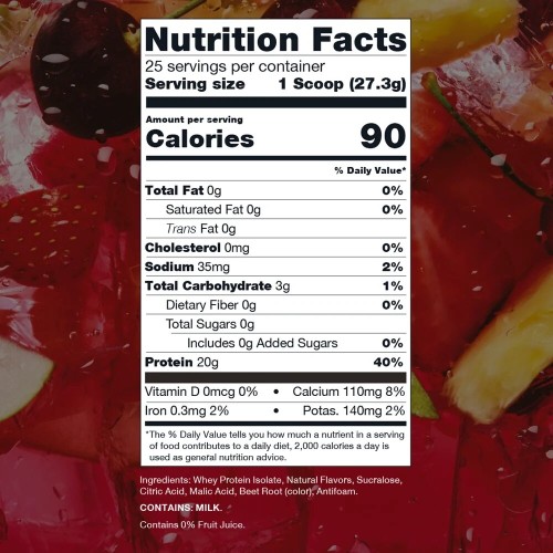 Raw Nutrition, Clear Whey Protein, сывороточный протеин, вкус фруктовый пунш, 683 г (25 порций)