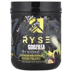 RYSE, Godzilla, предтренировочный комплекс, ананас со вкусом страсти, 726 г