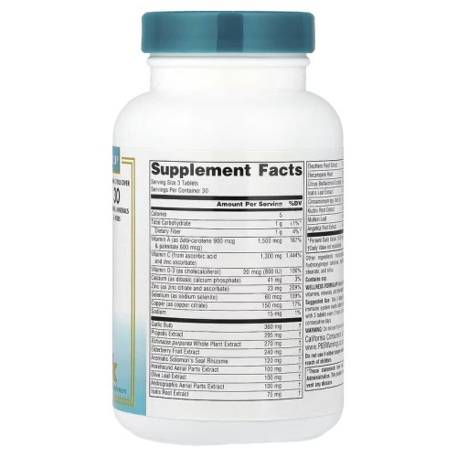 Source Naturals, Wellness Formula, улучшенная поддержка иммунитета, 90 таблеток (30 порций)