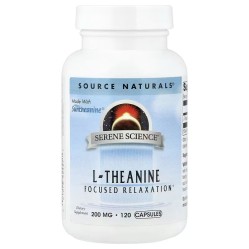 Source Naturals, L-теанин, 200 мг, 120 капсул