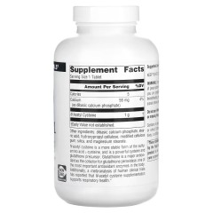 Source Naturals, N-ацетилцистеин, 1000 мг, 180 таблеток 