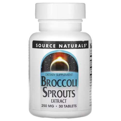 Source Naturals, экстракт ростков брокколи, 30 таблеток (15 порций)