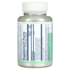 Solaray, Super Papaya-Plex, ферменты папайи, натуральная свежая мята, 180 жевательных таблеток