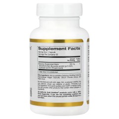California Gold Nutrition, Boswellia Phytosome, фитосома босвеллии пильчатой с подсолнечным лецитином, 250 мг, 60 растительных капсул