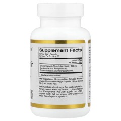 California Gold Nutrition, Turmeric Curcumin Phytosome Meriva, фитосомы куркумина из куркумы, 500 мг, 60 растительных капсул