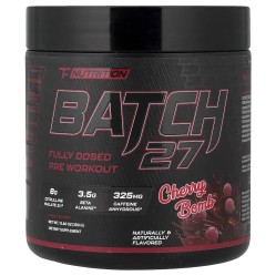 TC Nutrition, Batch 27, предтренировочная добавка, Вишня, 380 г (20/40 порций)