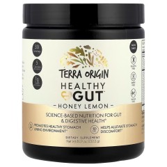Terra Origin, Healthy Gut, мёд и лимон, 232,2 г (30 порций)