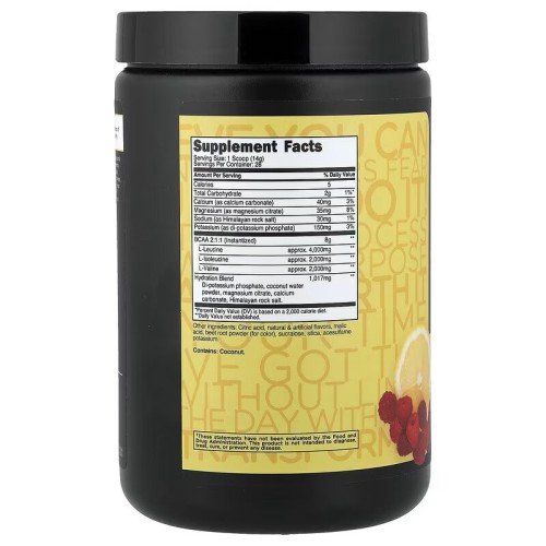 TransformHQ, BCAA, со вкусом малинового лимонада, 389 г (28 порций)
