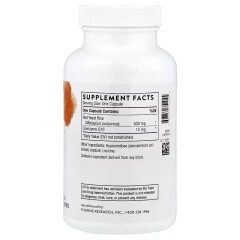 Thorne, красный дрожжевой рис с коэнзимом Q10, 120 капсул