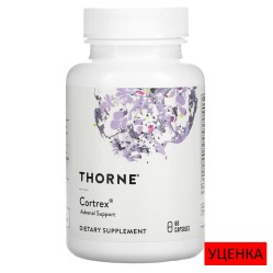 Thorne Research, Cortrex, здоровая работа надпочечников, 60 капсул