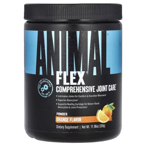Animal, Flex, порошок для поддержки суставов, апельсин, 339 г (30 порций)