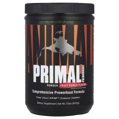 Animal, Primal предтренировочный порошок, фруктовый пунш, 507,5 г (25 порций)