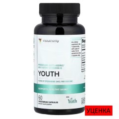 Vitauthority, Youth, антивозрастная смесь премиального качества с витамином C, 60 вегетарианских капсул