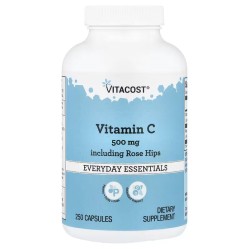 Vitacost, Everyday Essentials, витамин C с шиповником, 250 капсул