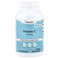 Vitacost, Everyday Essentials, витамин С, 1000 мг, 125 капсул