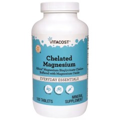 Vitacost, Everyday Essentials, хелатный магний, 180 таблеток (90 порций)