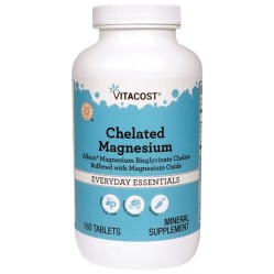Vitacost, Everyday Essentials, хелатный магний, 180 таблеток (90 порций)