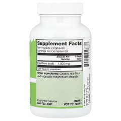 Vitacost, Targeted Wellness, корень элеутерококка, 120 капсул (60 порций)