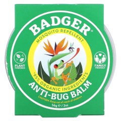 Badger Company, Бальзам с защитой от насекомых с цитронеллой и розмарином, 56 г