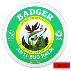 Badger Company, Бальзам с защитой от насекомых с цитронеллой и розмарином, 56 г