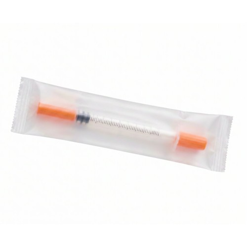 Bioaxing, Одноразовый шприц 1 мл, с тонкой иглой 31G, длиной 6 мм, 10 шт