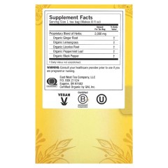 Yogi Tea, имбирь, без кофеина, 16 чайных пакетиков, 32 г (1,12 унции)