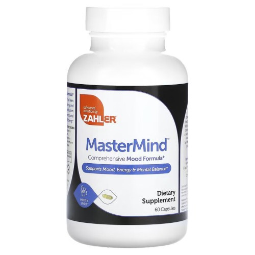 Zahler, MasterMind, формула для хорошего настроения, 60 капсул (30 порций)